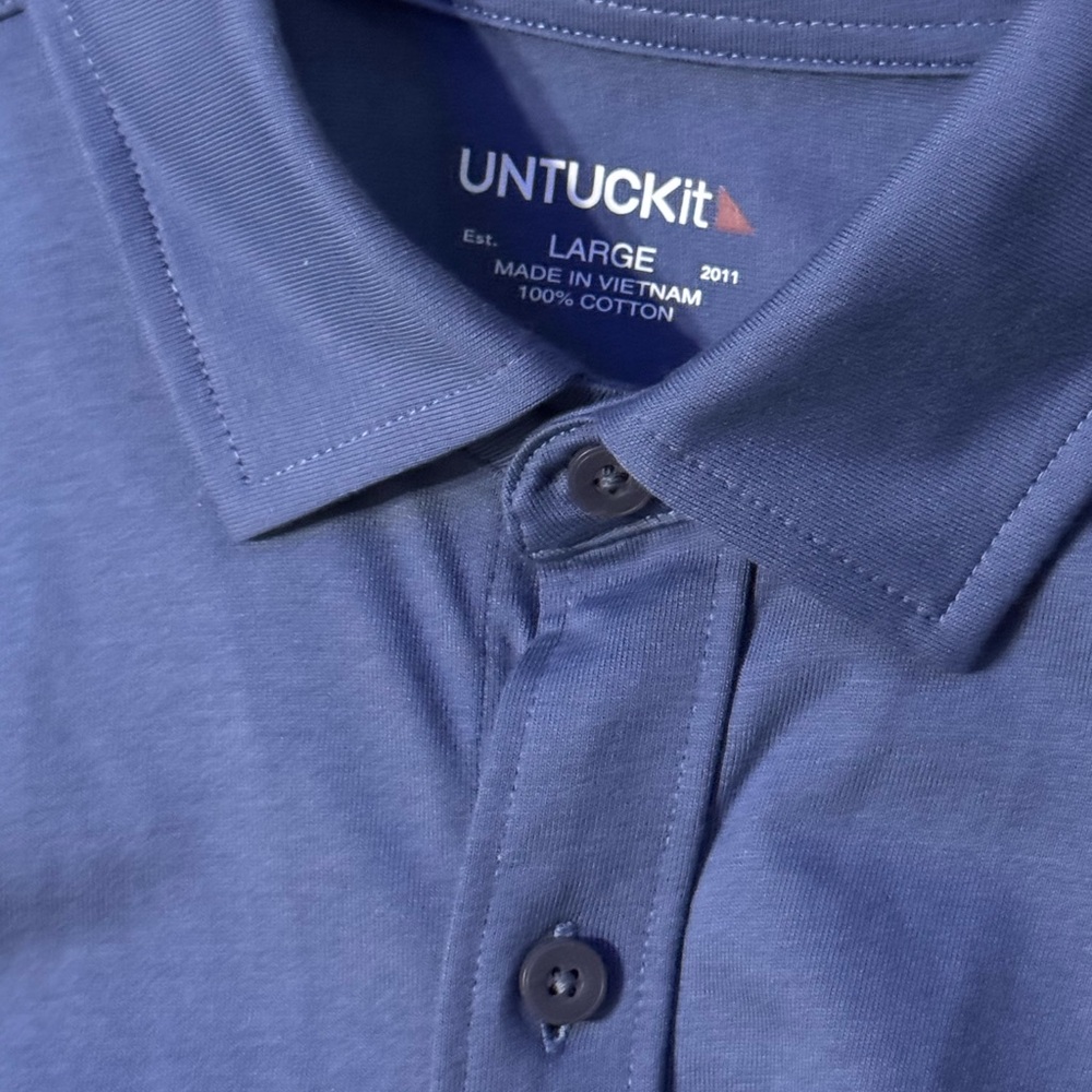 UNTUCKit Blue button down